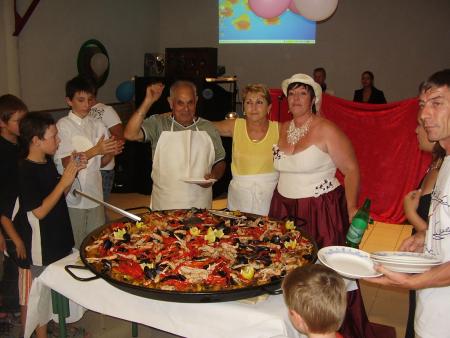 la superbe paella!!